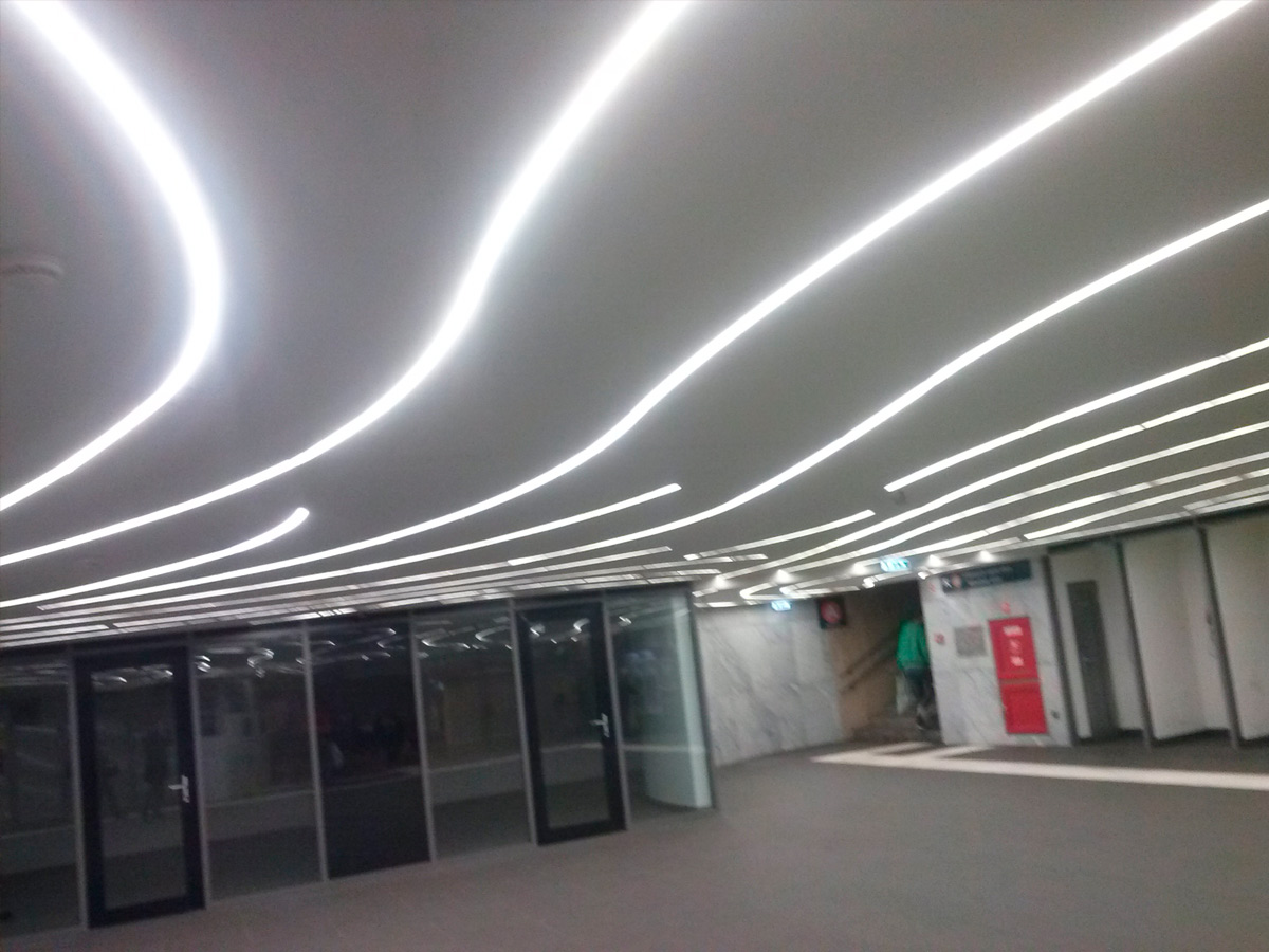 Plaster led profiles