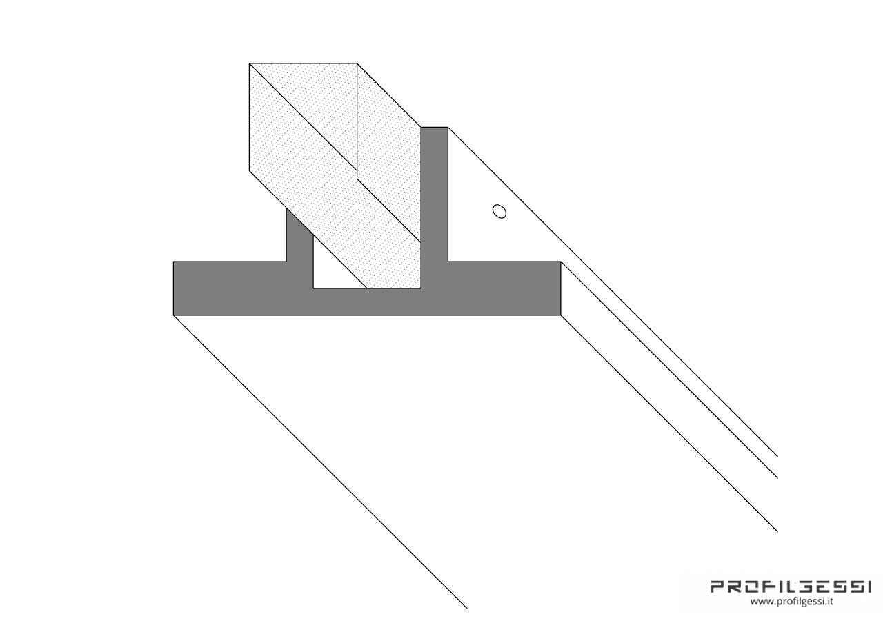 Profilo led trave 2 fonti-1330