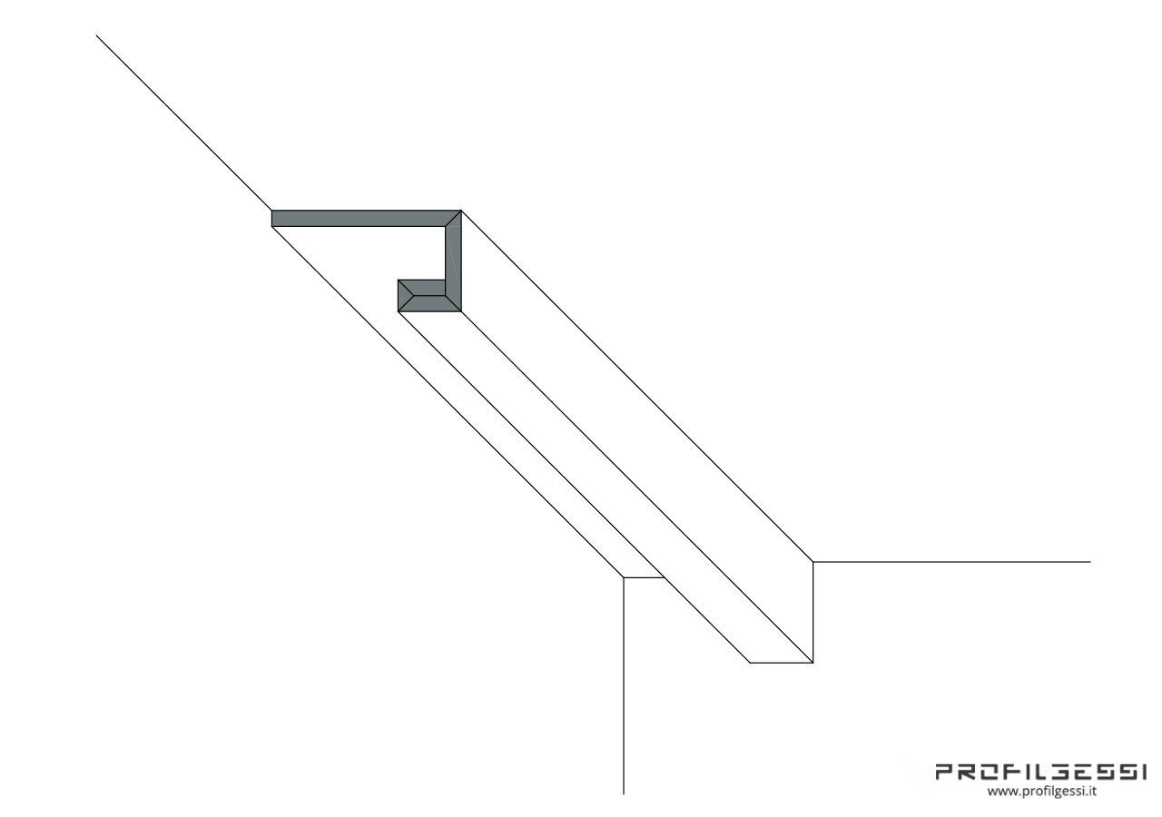 Profilo led trave perimetrale-1485