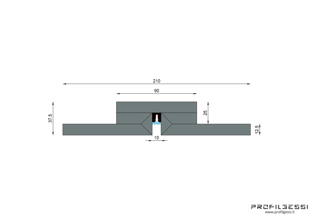 Profilo led piano Microline-1604